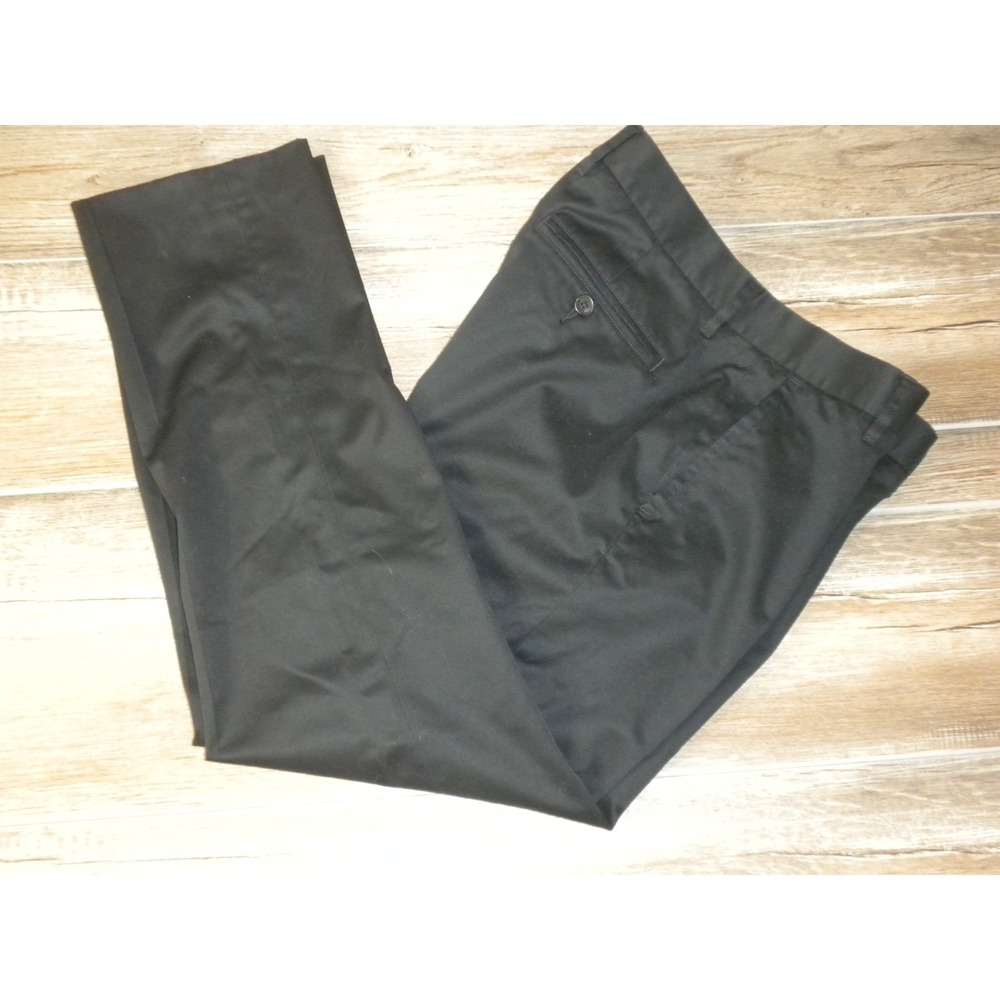 Bonobos Week Day Warrior Dress Pants 31x30 Black Tuesday Slim Fit Non Iron